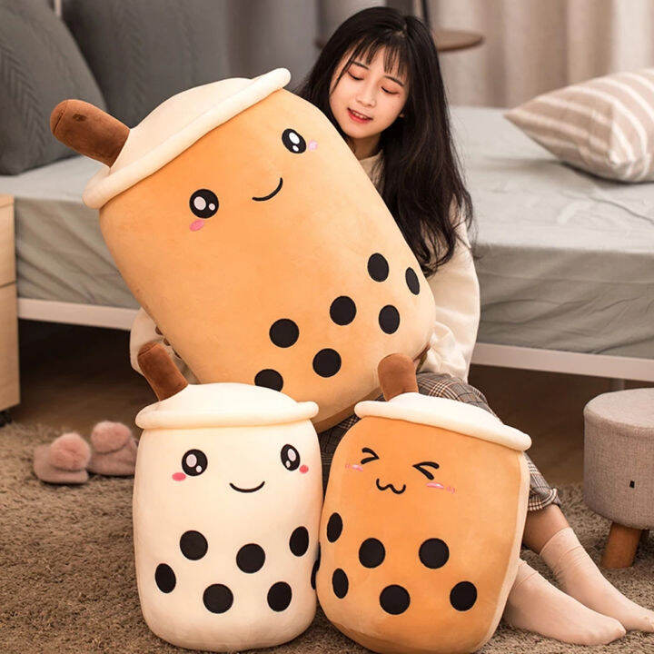 xuechuangying-kawaii-adorable-doll-children-gift-plush-toy-cushion-milk-cup-pillow-tea-cup-plush-toy-boba-cup-pillow-tube-pillow