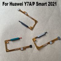 ต้นฉบับใหม่สําหรับ Huawei P SMART 2021 / Y7A Home Button Fingerprint Sensor Touch ID Scanner Connector Menu Flex Cable