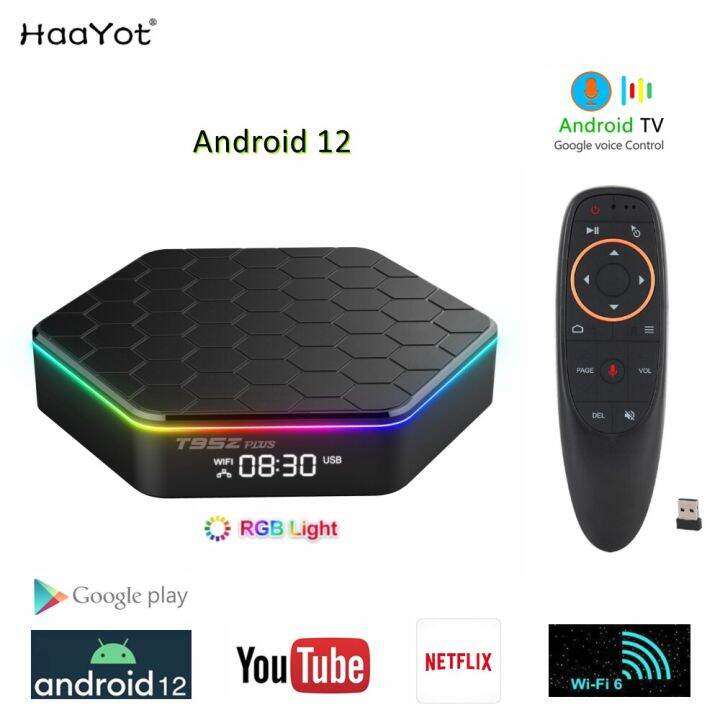 Android 12 Smart TV BOX Allwinner H618 Media Player 3D Video Youtube