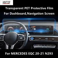 For MERCEDES EQC 20-21 N293 Dashboard,Navigation Screen Transparent PET Protective Film Anti-Scratch Repair Film Accessories