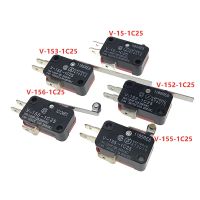 5pcs Small stroke limit micro switch V 15 1C25 V 152 1C25 V 153 1C25 V 155 1C25 V 156 1C25 silver contact