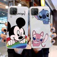 Nana Ko Electron】การ์ตูนน่ารักสำหรับ Huawei P40 Lite Nova 6 SE 7i เคสซิลิโคนซิลิโคนโทรศัพท์ Funda Duck Dald Stitch มินนี่เมาส์ Mickey แบบใส