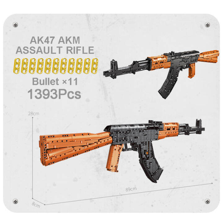military-series-ww2-m24-awm-sniper-ak47-akm-model-building-blocks-qbz95-winchester-weapons-bricks-toys-gifts