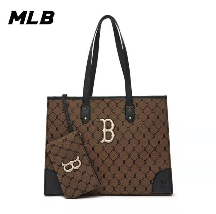 new-ของแท้-mlb-unisex-curved-capny-new-york-yankee-bag-กระเป๋าสะพายข้าง-mlb-กระเป๋า-tote-bag