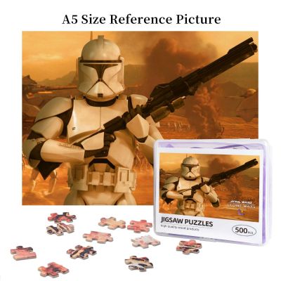 Star Wars The Clone Wars Wooden Jigsaw Puzzle 500 Pieces Educational Toy Painting Art Decor Decompression toys 500pcs