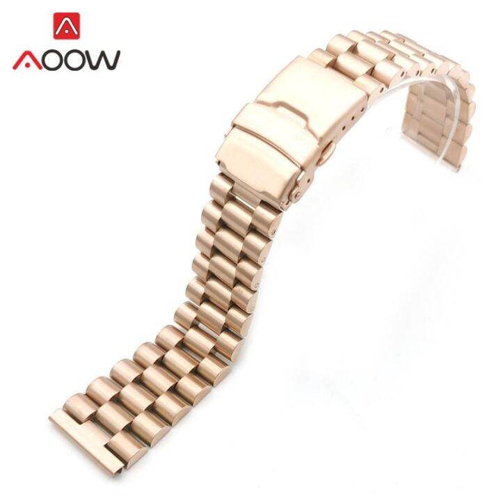 20-มม-22-มม-solid-stainless-steel-strap-buckle-buckle-men-women-quality-metal-replacement-wrist-band-watch-accessories-rose-gold