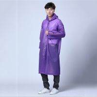 CD HOME EVA เสื้อกันฝนแฟชั่น สไตล์เกาหลี Rain coats เสื้อกันฝนหญิง-ชาย กันฝนมอเตอร์ไซค์ เสื้อกันฝนสำหรับรถ เพิ่มความหนา ใช้งานได้หลายครั้ง