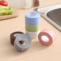 PVC Anti-mildew Self Adhesive Sealing Tape Strip Sink Stove Kitchen Bathroom Bathtub Corner Waterproof Sealant Caulk Strip Adhesives Tape