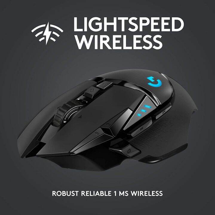 logitech-g502-lightspeed-wireless-gaming-mouse-genuine-เม้าส์สำหรับเล่นเกมส์-ของแท้-ประกันศูนย์-2ปี