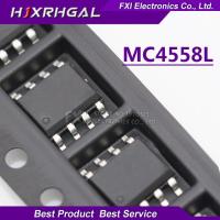 10pcs MC4558L SOP8 MC4558 4558 SOP-8 เครื่องขยายเสียงใหม่เดิม