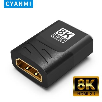 HDMI 2.1 Extender 8K Female to Female Connector Extender Converter Adapter for Monitor Laptop PS4/5 PC TV HDMI Cable Extender