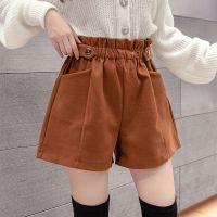 Cloth New Spring 2023 Loose Fat MM High Waist Shorts Children Wide-Legged Render Bootcut Wear A Big Yards Outside Word