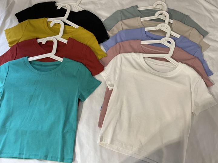 women-s-t-shirts-ผ้าฝ้ายแท้หลวมสบายสีทึบน้ำแข็งผ้าฝ้ายผ้าไหมเสื้อผ้าแฟชั่นชั้นนำ
