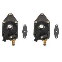 2X Outboard Fuel Pump with Gasket for /Evinrude 20HP-140HP Outboards Replace 438556 388268 388268