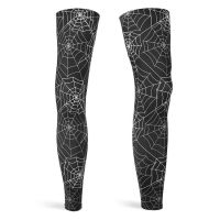 High-end summer black all-match ice silk sunscreen leg sleeves for men and women lengthening plus fat and breathable loose ice sleeve leg socks