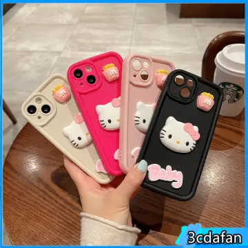 Luxury Faux Leather Hello Kitty Case for iPhone 11 /12 / 13