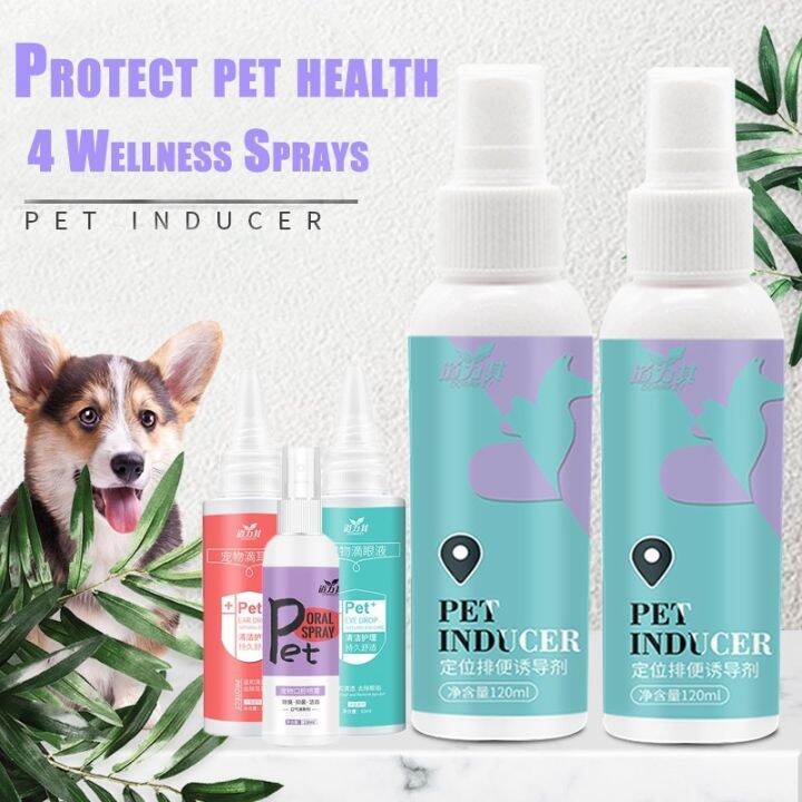 TRAINING 120ml Pet Dog Inducer Dog Disinfectant Deodorant Spray Puppy
