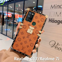 JieFieสำหรับRealme C21Y / Y25Y / C35 / C20 / C21 / C11 2021 / C17 / Realme 7iแฟชั่น Retroโทรศัพท์TPUแบบน่มสำหรับหญิงที่สวยงามปลอก