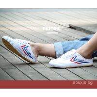 【2022 LATEST】Feiyue 506 white shoes classic lazy dragging canvas shoes Ykxn