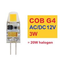 【Cod】 chengyuanshop mall 1ชิ้น G4สว่างจ้าปรับแสงได้หลอดไฟซัง G4 SMD AC DC 12V 6W G4ฮาโลเจนสำหรับโคมระย้า