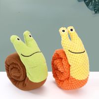 Pet Foraging Snuffle Mat Dog Plush Sound Interactive Slow Feeder Sniffing Snail Toys Easy Clean Tibetan Food Molar Puzzle Toys Adhesives Tape