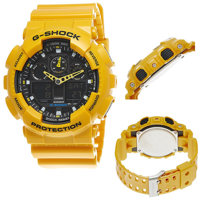 ของแท้-100-casio-นาฬิกาคาสิโอของแท้casio-g-shock-รุ่น-ga-100a-9a-นาฬิกาข้อมือผู้ชาย-สายเรซิ่น-จัดส่งพร้อมกล่องคู่มือใบประกันศูนย์cmg-1ปี