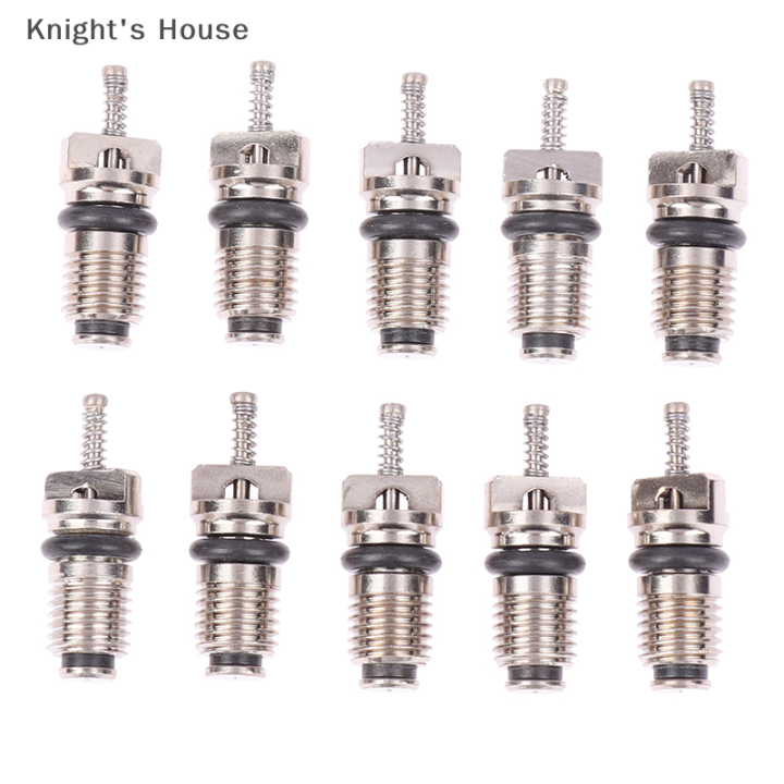 knights-house-แกนวาล์ว-r134a-ac-10ชิ้นแกนปรับอากาศรถยนต์ชุดซ่อมแกนทนความร้อนอุปกรณ์เสริมรถยนต์ยานพาหนะ