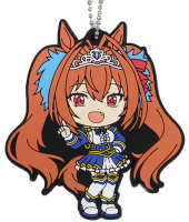 [แท้/ใหม่] Daiwa Scarlet ป้ายยาง แสตรปยาง Uma Musume Pretty Rubber Strap พวงกุญแจการ์ตูน ม้าโมเอะ งานแท้จากญี่ปุ่น