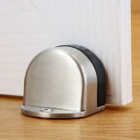 【LZ】 Transparent Door Stopper Self Adhesive Door Holder Catch Floor Mounted Door Stop for Protection of Wall and Furniture