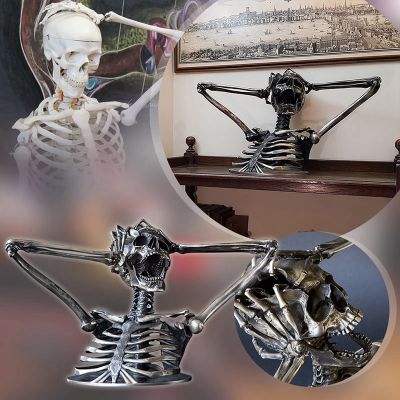 1 PCS Skeleton Bust Decor Resin Skeletal Anatomy Bust