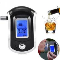 Professional Digital Breath Alcohol Tester Breathalyzer พร้อม LCD Dispaly พร้อม5 Mouthpieces ตำรวจแอลกอฮอล์ที่จอดรถ Breathalyser