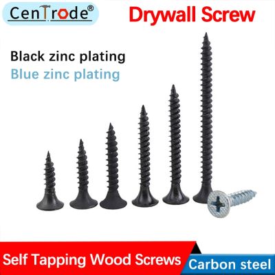 【HOT】☄✵ Reinforced KA Phillips Countersunk Tapping Screw Galvanized Flat Wood Drywall M3.5 30pcs