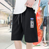 Mens Shorts Summer Loose All-match Tide Brand Casual Sports Shorts Quick-drying Beach Shorts