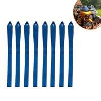 [COD] 46cm blue nylon beach hook with trolley lanyard binding belt motorcycle soft ring fastening