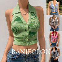 T&amp;KEBANJEOLON European and American suspender vest sexy backless cardigan VFA701