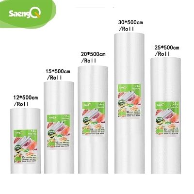 【CW】❁  saengQ vacuum bags for food Sealer Food Keeping 12 15 20 25 30cmx500cm Rolls/Lot packer