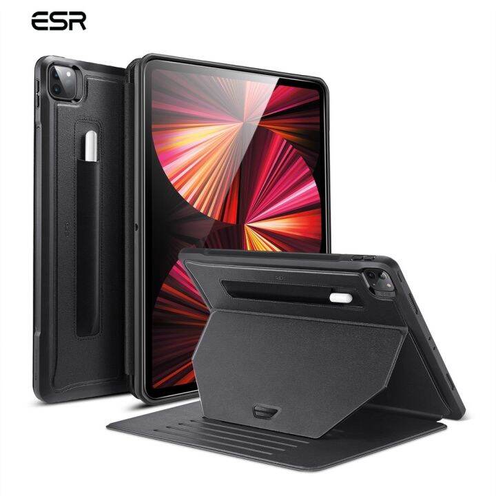 ESR Case For IPad Pro 11 12 9 2021 Stand Case For IPad Rugged Protection Pencil Holder