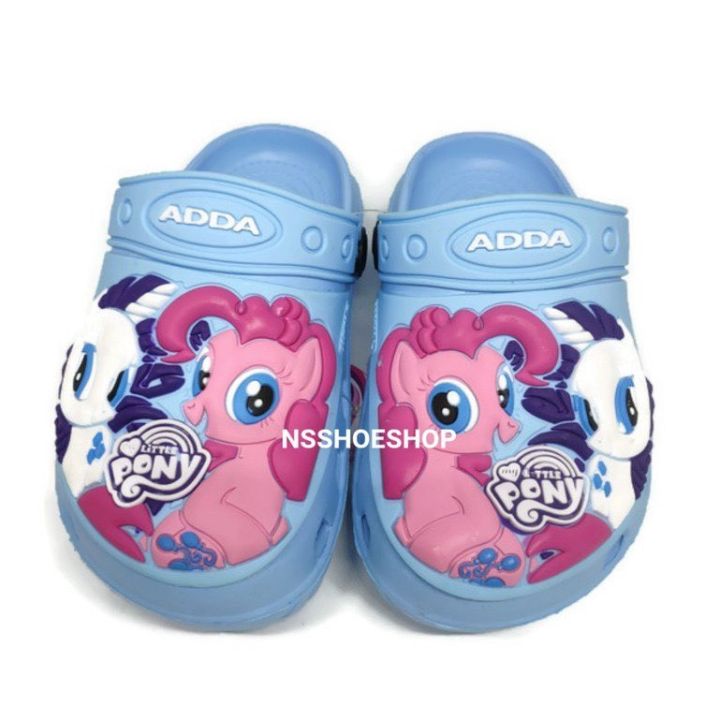 adda-รองเท้าแตะเด็ก-clog-หุ้มหัว-ผู้หญิง-my-little-pony-ลายนูน-3-มิติ-รุ่น-54u12