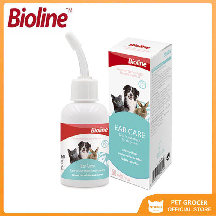 Bioline Ear Care for Dogs&Cats and Rabbits 50ml Pets Earcare Lazada PH