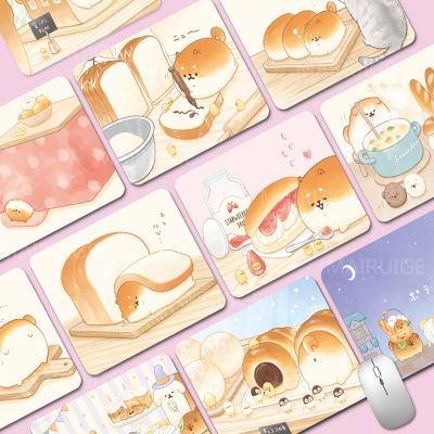 Cute Shiba Inu Small Size Mouse Pad Anime Cartoon Deak Mat Game Accessories Kawaii Dogs Carpets Rugs Square Mat for Office Gamer