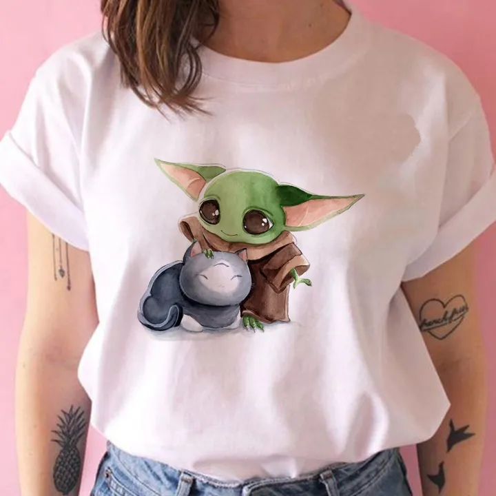 Women baby yoda shirt Clearance