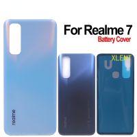 6.5 "สำหรับ Oppo Realme 7ที่อยู่อาศัยกลับฝาหลังกรณีแบตเตอรี่สำหรับการเปลี่ยน Realme 7ฝาหลังปิดโทรศัพท์