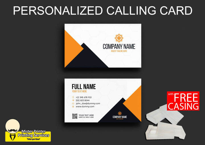 Calling Card Personalized callingcard Machine Cut Lazada PH