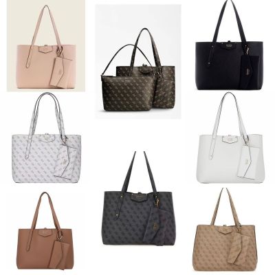 GUESS European and American all-match printing three-in-one mother-in-law bag large-capacity shopping bag tote bag shoulder bag