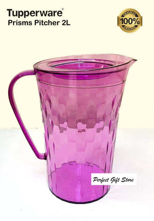 Original Tupperware Crystal Pitcher 2L each Lazada PH