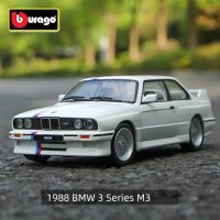 Urago โมเดลรถคลาสสิกของเล่น E30 M3 1988 BMW,โมเดลรถจำลองของเล่นโมเดลรถยนต์สปอร์ตโลหะอัลลอยด์ของเล่นสำหรับเด็ก