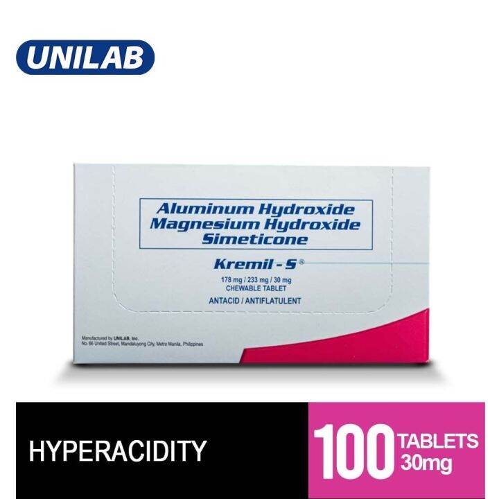 KremilS 100 tablets (For Relief of Stomach Pain Due to Hyperacidity
