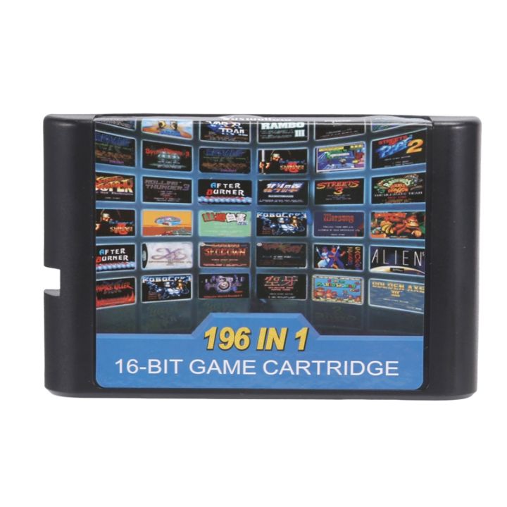 196-in-1-multi-games-cartridge-batter-than-112-in-1-and-126-in-1-for-sega-mega-drive-for-pal-and-ntsc