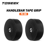 2021TOSEEK Road Bike Tape Bicycle Handlebar Tapes 3K Carbon Woave PU Leather Bicycle Accessories