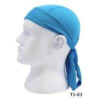 Quick Dry Pure Cycling Durag Head Scarf Summer Men Running Riding Bandana Headscarf Ciclismo Pirate Cap Headband Medicine  First Aid Storage